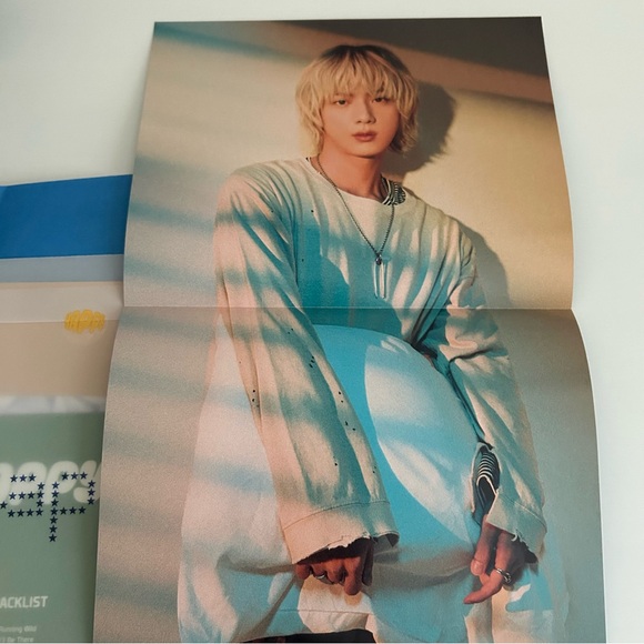 BTS Jin Happy Album Blue Version Target - Picture 6 of 14